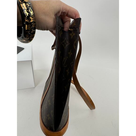 Louis Vuitton Brown Coated Canvas Monogram Babylone Zip Top Handle Bag - Picture 7 of 8